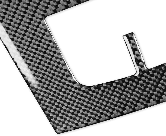 Real Premium Carbon Fiber Sticker Compatible with Audi A3 S3 RS3 8V 2013 2014 2015 2016 2017 2018 2019 Car Center Console Gear Shift Panel Control Frame Decor Auto Interior Accessories Decal Black