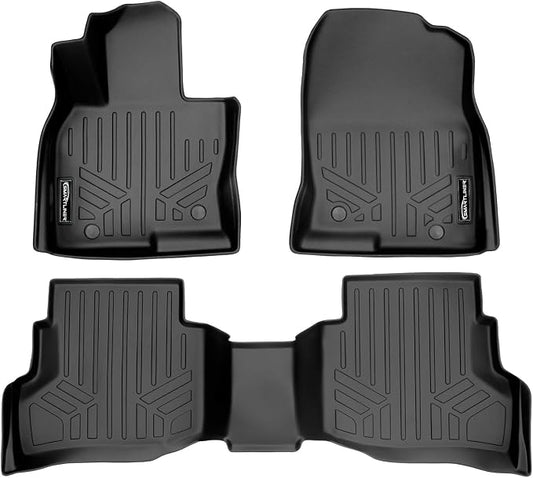 SMARTLINER Custom Fit 2 Row Floor Mats Compatible with 2016-2023 Mazda CX9