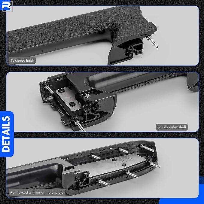 22818470 Front Right Passenger Side Armrest Repair Kit Fit for Chevy Silverado 1500 2500HD 3500HD 2010-2014 For GMC Sierra 1500 2500 HD 3500 HD 2010-2014 Door Panel with Release Handle Below Armrest