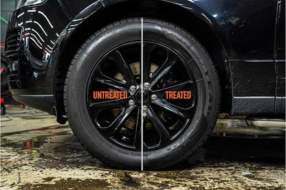 GlassParency Tire Dressing (16 oz.) | No Sling, Non-Greasy Tire Shine Spray | Rich Satin Coating for Rubber, Plastic, Vinyl