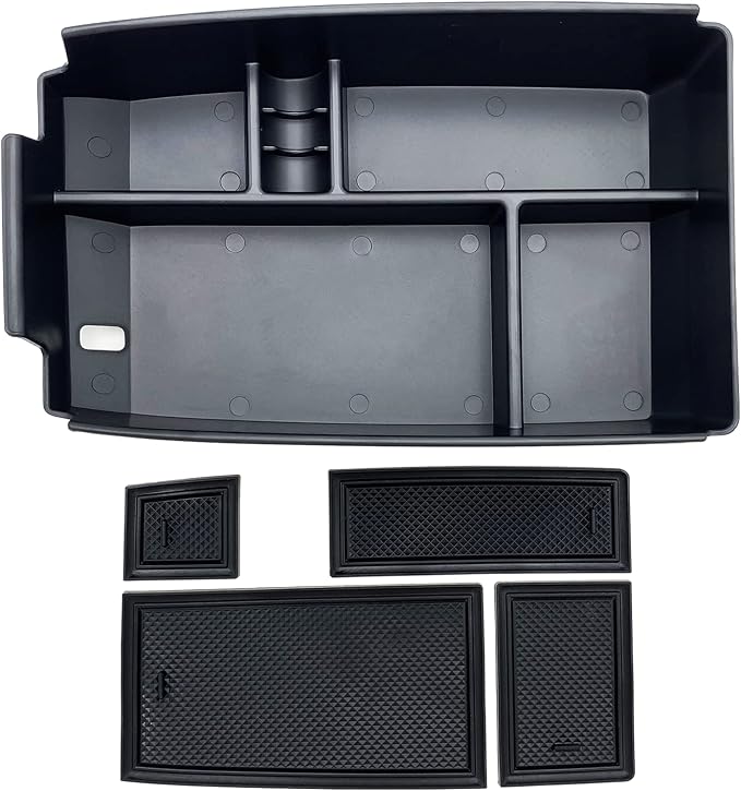 Compatible with Ford Escape 2020 2021 2022 2023 2024 2025 2026, Bronco Sport 2021-2023 2024 2025 2026 Accessories Center Console Tray Organizer, Armrest Secondary Storage Box