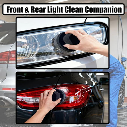 Tire Dressing Applicator, Car Auto Polishing Pad Combined, Hex-Grip Tire Shine Applicator Pad Reusable Sponge Pad with Dense Foam for Car Tire Shine & Wheel Detailing