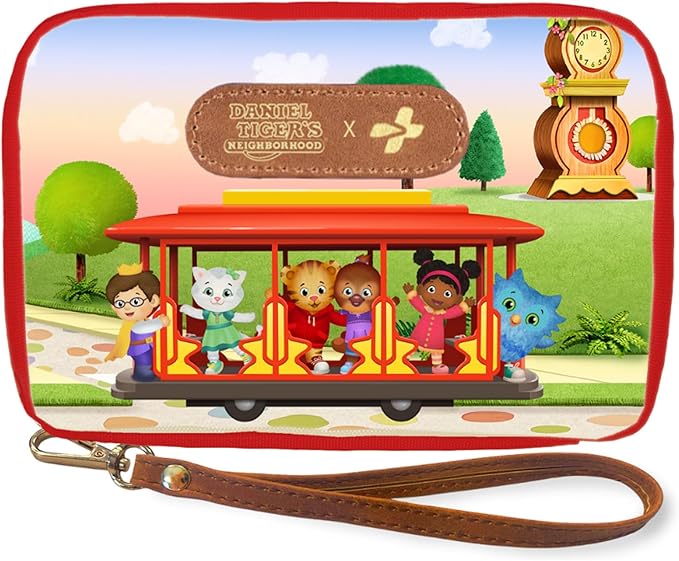 KeepGoing Daniel Tiger’s Travel First Aid Kit for Kids – 130 Pc. for Car, Home, Purse, Diaper Bag & Backpack with Latex-Free Bandages - Mini First Aid Kit Travel Size TSA-Approved