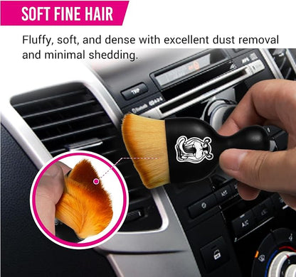 H.O.W Car Interior Detailing Brush Automotive Cleaning Brush for Vent Seat Crevice Dashboard Leather Air Conditioner