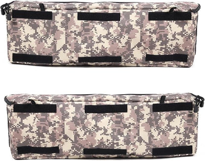 Aunginsy 2PCS Trunk Organizer Compatible with Toyota FJ Cruiser 2007-2021+, Car Left & Right Side Trunk Storage Bags Backseat Hanging Storage Multi-Compartment Accessories, With Camouflage Pattern