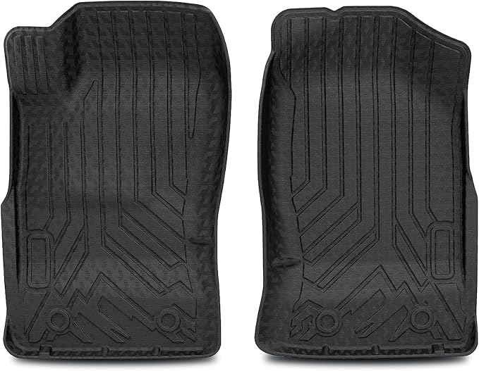 KUST Floor Mats for Toyota Tacoma 1995-2004 (Not for Double Cab), All Weather Floor Liners for Tacoma Accessories Car Mats TPE Rubber High Edge, Front 2PCS