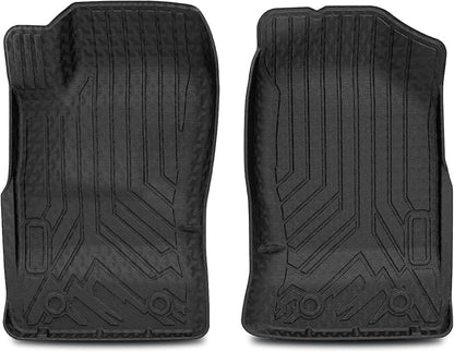 KUST Floor Mats for Toyota Tacoma 1995-2004 (Not for Double Cab), All Weather Floor Liners for Tacoma Accessories Car Mats TPE Rubber High Edge, Front 2PCS