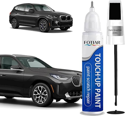 Dark Graphite A90 Touch up Paint for BMW-Exact Match Scratch Repair Kit 2-In-1 Premium Car Paint Pen for Chips & Nicks