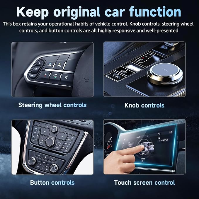 Mini Wireless Carplay Adapter 2026, Easy to Set Up and Upgrade Wired CarPlay&Android Auto to Wireless, Connects Quickly, Portable Mini Car Play Dongle, Fit for Cars with Built-in CarPlay