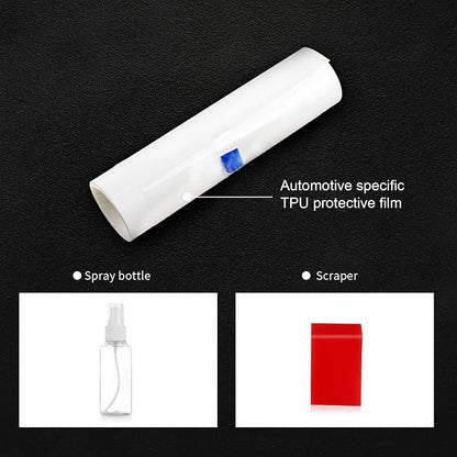 KUNGKIC for 2024 2025 Mini Cooper S F65 5-Door A B C Window Pillar Scratch Prevention TPU Film Exterior Accessories Transparent