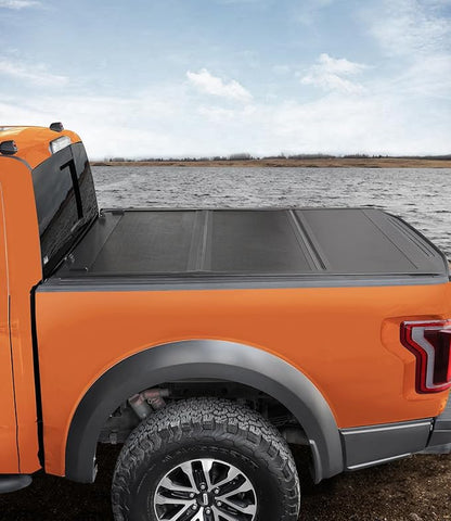 TIPTOP Low Profile Hard Folding Truck Bed Tonneau Cover Fits 2022-2026 Ford Maverick 4.5ft Bed (54.4") |TLX3|