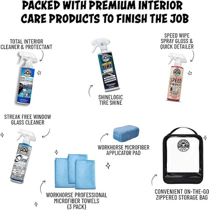 Chemical Guys Exterior Express Car Wash Kit With Car Wash Soap & Cleaner, Easy On The Go Car Cleaning Kit