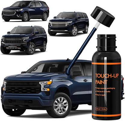 WA328E/GLU/Midnight Blue Metallic Touch Up Paint for Chevy, DIY Car Paint Scratch Repair Kit, Automotive Paints, Quick Easy Fix Scratch Repair Compatible with Chevrolet/Traverse/Equinox/Tahoe