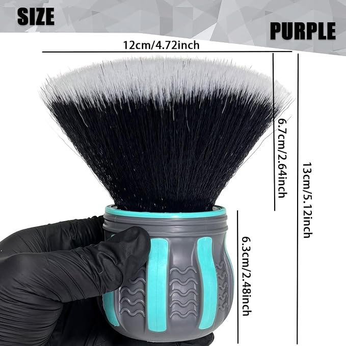 Ultra Soft Detailing Brush, Handle XL Brush - Ultra Soft Bristles, Multi-Color Handles, Removable Brush Heads, with Storage Rack, Covers Large Area Inside or Outside Vehicles(Green)