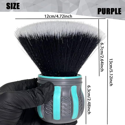 Ultra Soft Detailing Brush, Handle XL Brush - Ultra Soft Bristles, Multi-Color Handles, Removable Brush Heads, with Storage Rack, Covers Large Area Inside or Outside Vehicles(Green)
