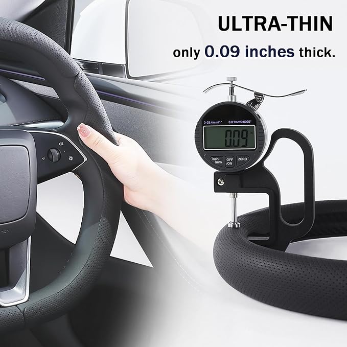 Steering Wheel Cover for Tesla Model Y Juniper (2025- Present) Model 3 Highland (2024- Present), Steering Wheel Accessories for Tesla Model Y Juniper / 3 Highland
