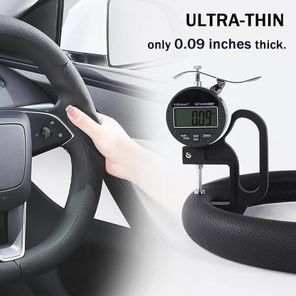 Steering Wheel Cover for Tesla Model Y Juniper (2025- Present) Model 3 Highland (2024- Present), Steering Wheel Accessories for Tesla Model Y Juniper / 3 Highland