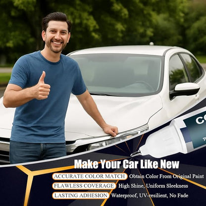 Still Night Pearl(B-575P) Touch Up Paint Compatible with Honda, Car Paint Pen Scratch Repair Two-In-One Touch Up Paint, Premium Car Scratch Remover for Deep Scratches
