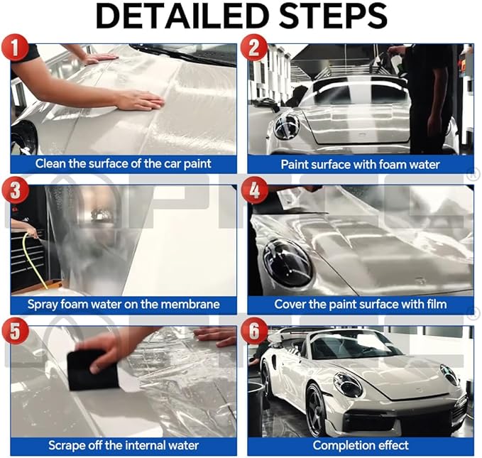 for Toyota Corolla GR 2023-2024 TPU Clear 9Mil Pre-Cut Paint Protection Film Car Vinyl Wrap,PPF Transparent Protective Anti-Scratch Self Adhesive Waterproof Car Wrap Film,for Headlight