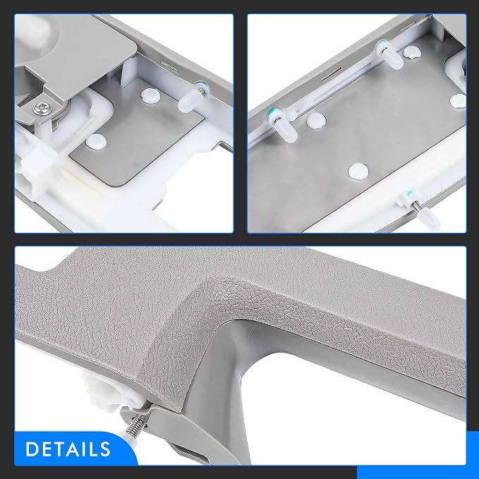 926-740 Door Panel Armrest Repair Fit for Chevy Silverado Suburban Tahoe Avalanche | Fit for GMC Sierra Yukon 2010-2014 | Fits Door Panel with Release Handle Above Armrest | Front Left Driver Side | Gray