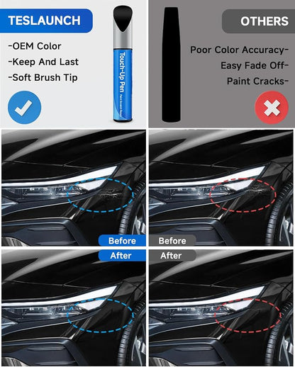 BN MJB NKA Black Diamond Black Noir Pearl Touch Up Paint Compatible with Hyundai Exact Match Touch Up Paint Car Scratch Repair