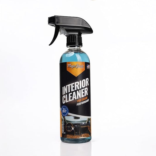 Magic Finish Interior Cleaning Spray (16 fl oz) – All-in-One Car Cleaner Spray for Seats, Dashboards & Consoles – Fast-Acting Car Cleaning Supplies for Rubber, Plastic, Carpet & Upholstery
