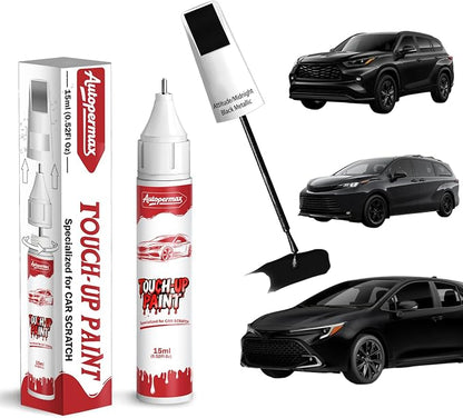 218 Attitude/Midnight Black Metallic Car Touch Up Paint for Toyota, Color Accurate Two-In-One Car Paint Scratch Repair Pen, Professional Scratch Remover for Vehicles Chips and Nicks Scuff