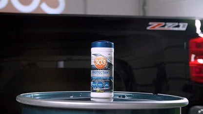 303 Products Automotive Protectant Wipes - Helps Prevent Fading & Cracking, Repels Dust, Lint & Staining, Superior UV Protection & Restores Lost Color, Exterior & Interior Car Cleaning Supplies