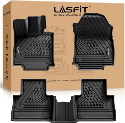 LASFIT Floor Mats Fit for Lexus 2026 2025 2024 2023 2022 NX/NX250/NX350 (Not for Hybrid), All Weather Car Mats for Lexus NX 250/NX 350/NX 350 F Sport TPE Heavy Duty Floor Liners,Front & Rear Rows