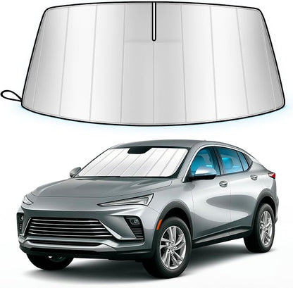 Windshield Sun Shade for Buick Envista 2024-2026, Custom Fit Folding Design Car Front Window Sunshade Sun Visor Shield Accessories for Interior Protector, Blocks UV Rays & Heat