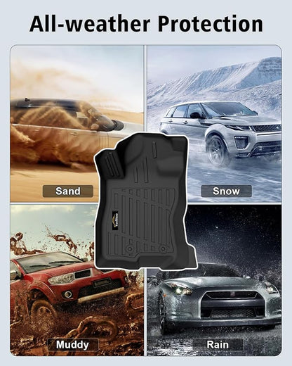 Floor Mats & Cargo Mat & Backrest Mat Custom for Subaru Crosstrek Hybrid 2026 (Not for Gas), Door Sill Guards, All Weather TPE Full Set Floor Liners Trunk Mat for Crosstrek Hybrid 2026 Accessories