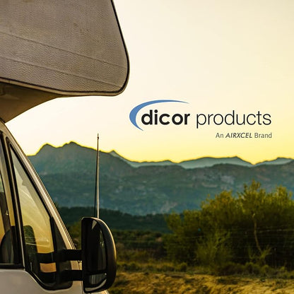 Dicor CP-MB10R Medium Bristle Brush for Exterior RV Roof Cleaning and Maintenance