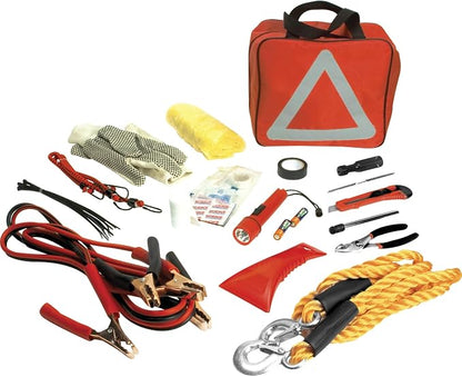 Performance Tool W1555 Deluxe Roadside Emergency Assistance Kit With Jumper Cables