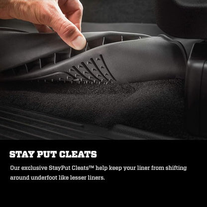 Husky Liners — X-ACT Contour Floor Liners | Fits 2018 - 2024 Toyota Camry, (Excludes Hybrid Models) Front & 2nd Row Liners - Black - 3 pcs. | 52831 & 52841