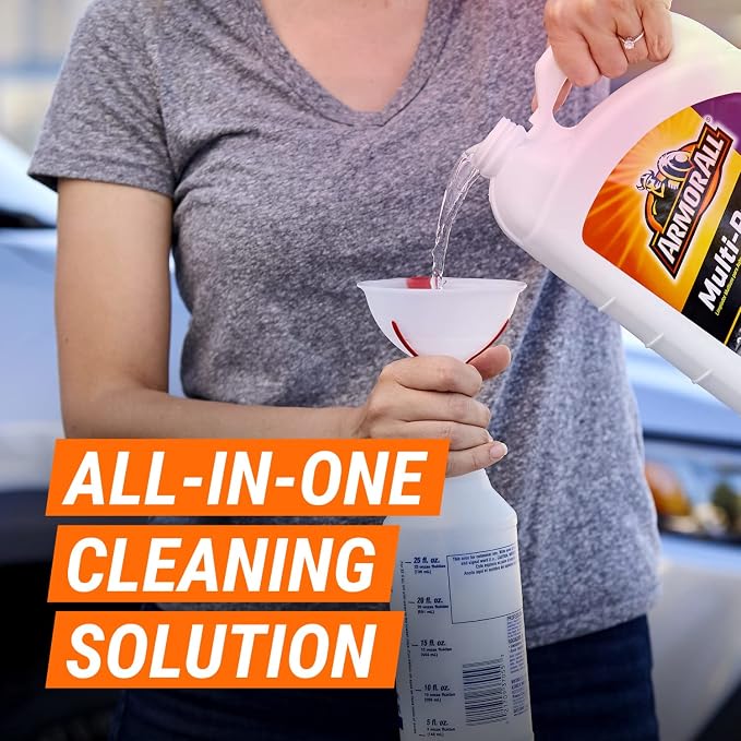 Armor All Car Cleaner Bottle, Cleaner for Cars, Truck, Motorcycle, Multi-Purpose, 1 Gallon, 19262