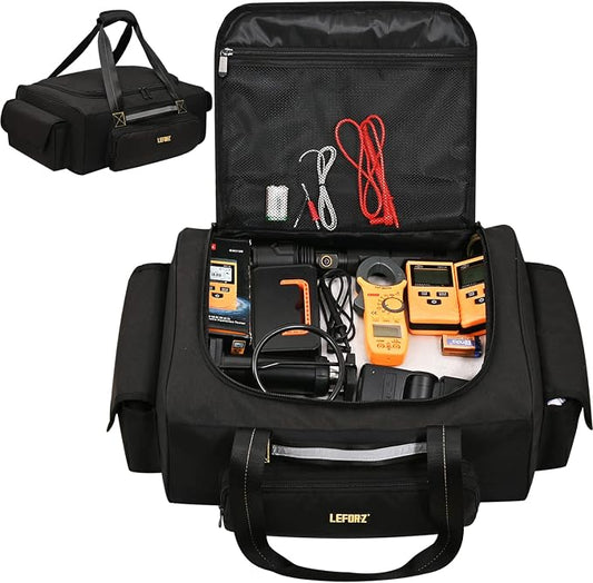 Under Seat Storage Bag Compatible with SuperCrew Cab,Truck Underseat Organizers and Storage with Removable Divider and Anti-slip Bottom 6 Pockets Underseat Tool Box Fits for Crew Cab(Full Size Trucks)