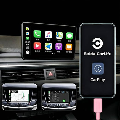 6FT Cute Pink iPhone 17/17E Car Carplay Charger Cable for iPhone 17/16/15, 15/16/17 Pro Max 15 16 Plus Charging cable, Long USB A to USB C for iPad 10th Gen iPad Pro, Air 5th 4th Mini 6th Replacement