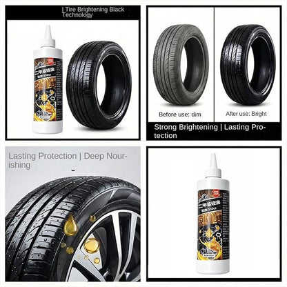 Genérico Tyre Shine 500 ml, Tyre Shine for Cars, Trailers, Vehicle, Automotive Maintenance, Motorcycle, Truck and SUV