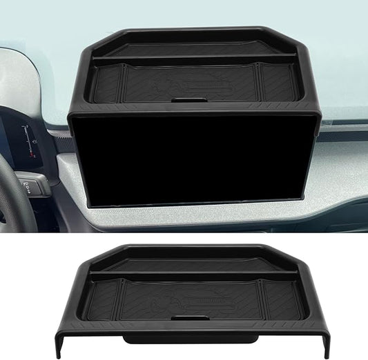 CDEFG for 2026 Ford Maverick Dashboard Storage Tray - Behind Screen Organizer Box 13.2-Inch Screen Dash Tray for 2025 2026 Ford Maverick Truck Accessories