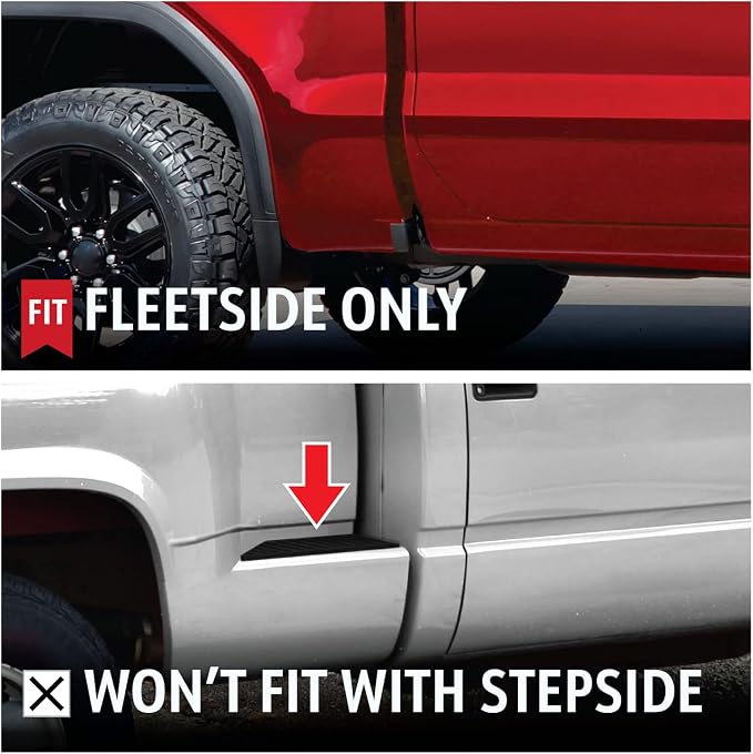 MaxMate Soft Roll-up Truck Bed Tonneau Cover Compatible with 1982-2013 Ford Ranger; 1994-2010 Mazda B-Series | Fleetside 6' (73") Bed | TCF169025
