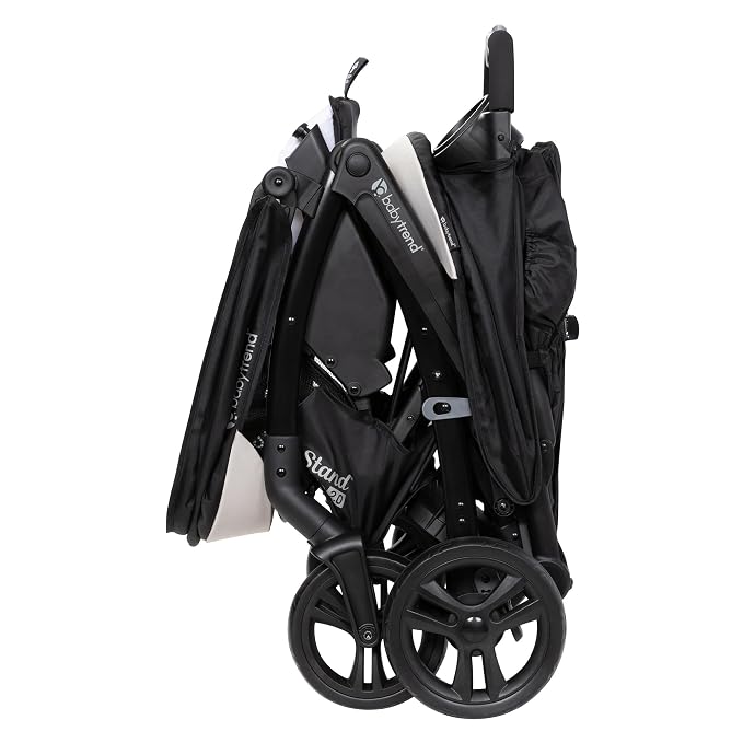 Baby Trend Sit N Stand Double Stroller & 2-Pack EZ Lift Plus Infant Car Seat, Modern Khaki - Convertible Tandem Travel System Combo for Newborn and Toddler, Foldable and Compact Design