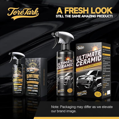 RV Accessories for Outside, Ceramic Coating for RV Polish (32 Fl Oz), Unmatched Shine Car Wax Coating Spray, No Pungent Smell, Quick Detailer Spray Wax, Lasts 50+ Washes Car Paint Sealant