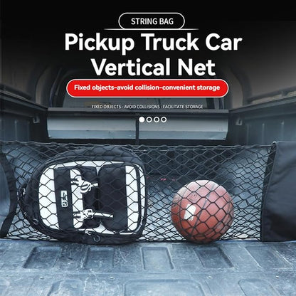 for Ford Maverick Envelope Style Truck Bed Cargo Net - Fits 2013-2024 2025 2026 Maverick Accessories Cargo Net for Pickup Truck Bed - Heavy Duty Carabiners