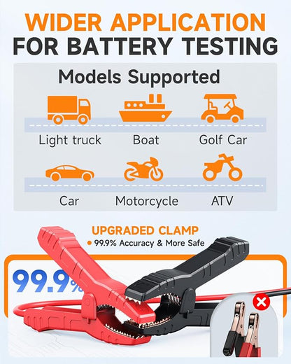 2026 2-in-1 FOXWELL NT630 Pro ABS SRS Scan Tool & Battery Tester, Upgraded from NT630 Plus, OBD2 Scanner with 12V Battery Load Analyzer(100-3000CCA), ABS Bleed, BMS/Oil/SAS/EPB Reset, Live Data