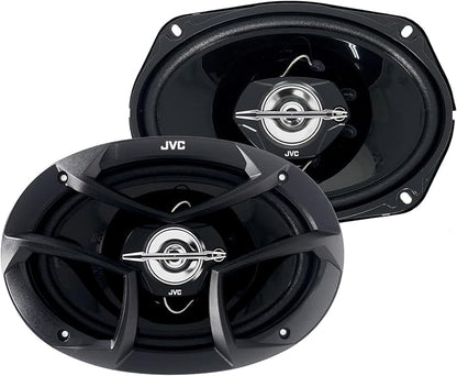 JVC CS-J6930 6"x9" 3-Way Car Audio Speakers for Enhanced Sound Experience. Powerful Bass and Clear Vocals. Easy Installation & Durable Design. 400 Watts max Power. Perfect OEM Upgrade
