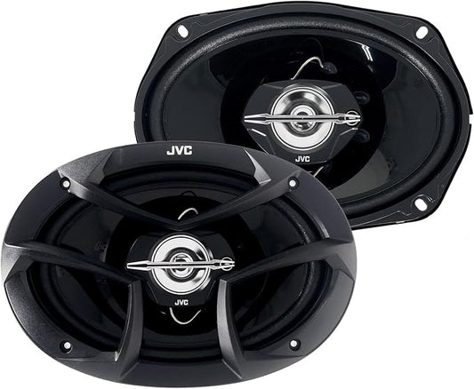JVC CS-J6930 6"x9" 3-Way Car Audio Speakers for Enhanced Sound Experience. Powerful Bass and Clear Vocals. Easy Installation & Durable Design. 400 Watts max Power. Perfect OEM Upgrade