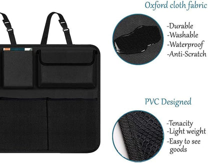AOPHY Car Trunk Organizer, Large Capacity Car Organizers and Storage with 8 Pockets, Waterproof Backseat Hanging Organizer for SUV, Truck, MPV, Interior Accessories for Men and Women