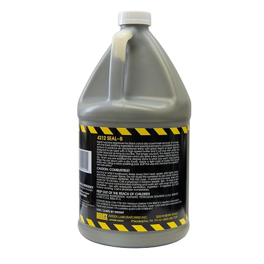 Ardex Seal-B: Swirl Mark Remover, Machine brightener for Black Cars (1 Gal)