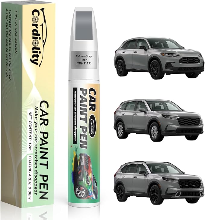 Urban Gray Pearl(NH-912P) Touch Up Paint Pen for Honda,Car Paint Scratch Repair Pen Quick and Easy Fix Auto Paint Scratch