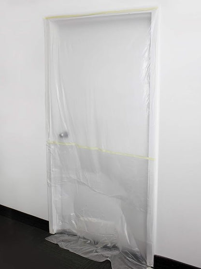 VViViD Chemical Grade Heavy-Duty Self-Adhesive Tape and Drape Masking Film Plastic Drop Cloth (1 Pack (60" x 108ft))